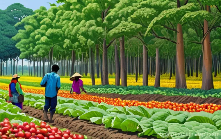 산림농업 시스템의 통합 관리 접근법 - **"Silvopastoral Scene with Grazing Livestock"**: A picturesque silvopastoral system where contented... 산림농업 시스템의 통합 관리 접근법 - **"Silvopastoral Scene with Grazing Livestock"**: A picturesque silvopastoral system where contented...