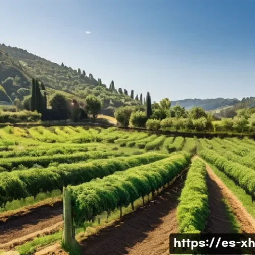 Home 27 산림농업 시스템과 생태 관광의 연결 - **A picturesque agroforestry farm in the rural countryside of Asturias, Spain.** The scene captures ...