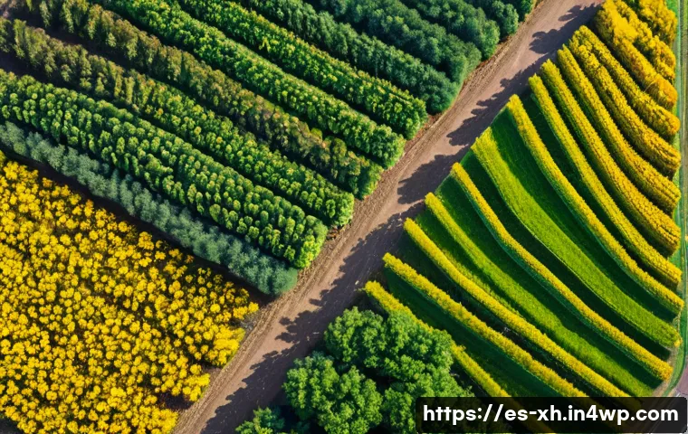 산림농업 시스템의 시장 동향 분석 - Here are three detailed image generation prompts in English, designed to adhere to your essential gu...