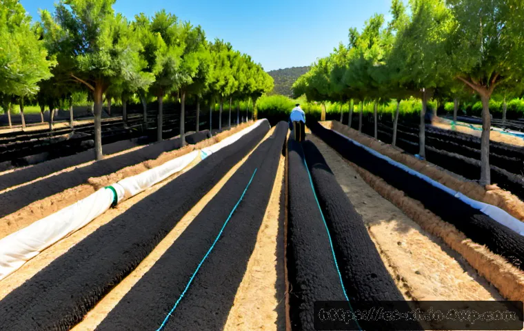 Home 17 산림농업 시스템의 성공 사례 국내외 비교 - Photorealistic wide-angle view of a successful Mediterranean forest farming system in rural Spain, m...